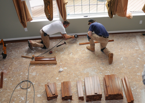 hardwood floor installation